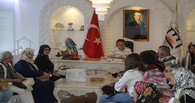 Başkan Tütüncü, Kansev Derneği Üyelerini Ağırladı