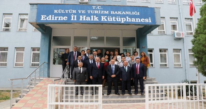 Edirne İl Halk Kütüphanesine 2 Önemli Köşe Oluşturuldu