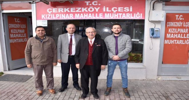 Başkan Albayraktan Çerkezköy İlçesi Muhtarlarına Ziyaret