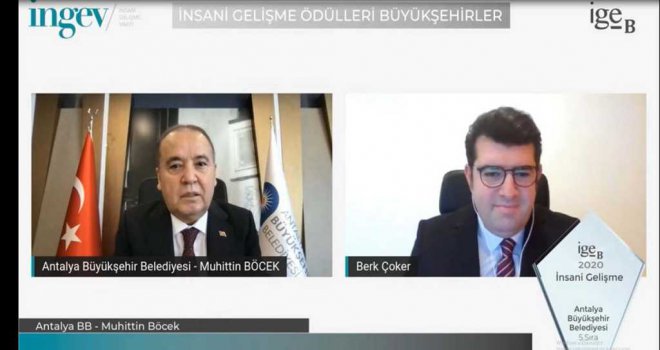 Büyükşehir'e İNGEV'den iki ödül