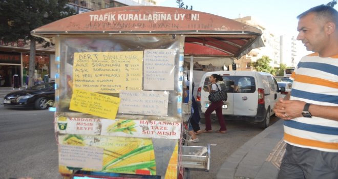 Mardinde Seyyar Dert Dinleyici