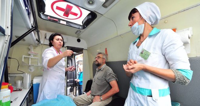 Moskovada Sonbahar Gribine Karşı Ücretsiz Aşı