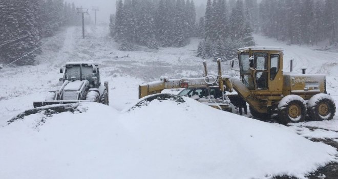 Mevsimin İlk Karı Kastamonuya Yağdı