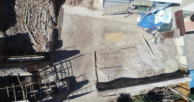 Tarihi Binanın Ana Hatları Ortaya Çıkarıldı