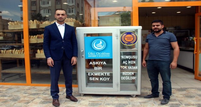 Ülkü Ocakları Kayseride Askıda Ekmek Kampanyasını Başlattı