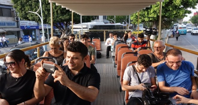 Mersin Sahillerinde Üstü Açık Otobüs Seferleri Başladı
