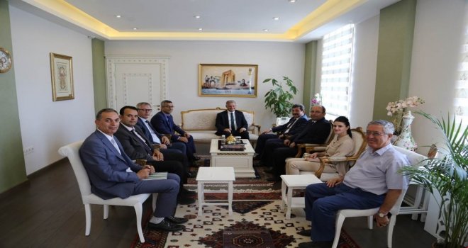 Kıyı Emniyeti Genel Müdürü Denizden, Vali Tavlıya  Ziyaret