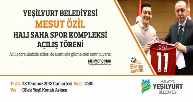 Malatyadan Mesut Özile Büyük Jest