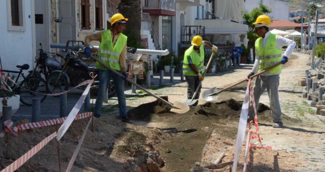 Foça, yeni içme suyu hattına kavuşuyor