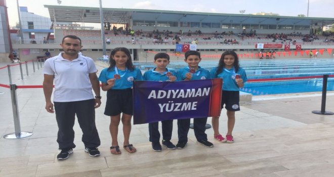 Adıyamanlı Yüzücüler Madalyalarla Döndü