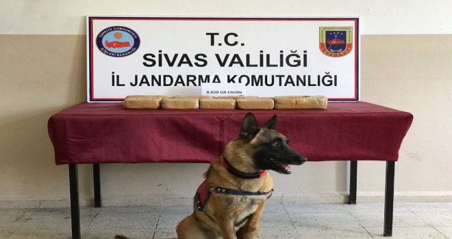 Sivasta 8 Kilo 650 Gram Eroin Ele Geçirildi