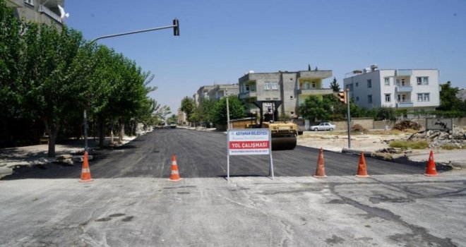 Yeşilyurt Caddesinde Asfalt Çalışması Yapıldı