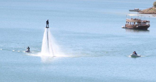 Tunceli, Türkiye Su Jeti Ve Flyboard Şampiyonasına Hazır