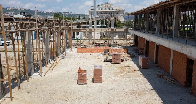 İtfaiye Terminal Müfreze Binası Yükseliyor