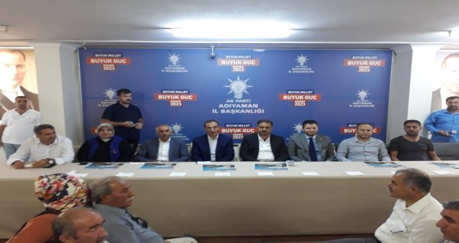 Ak Parti Adıyaman İl Başkanlığında Bayramlaşma Töreni