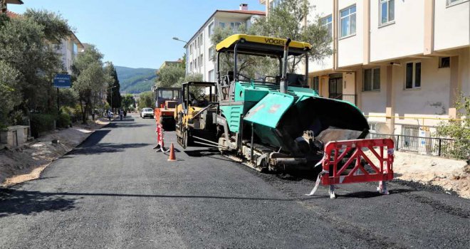 Hasan Ercan Caddesi'nde Asfaltlama Çalışmalarına Başlandı