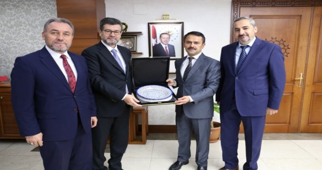 Diyanet İşleri Başkan Yardımcısı Muslu Nevşehir Valisi Aktaşı Ziyaret Etti