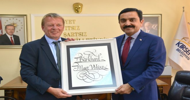 Remscheid Heyeti Başkan Bahçeciyi Ziyaret Etti