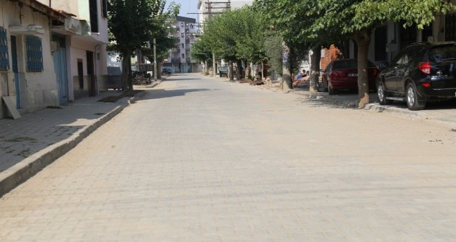 Turgutluda 5 Mahalleye 10 Bin Metrekare Parke Taşı