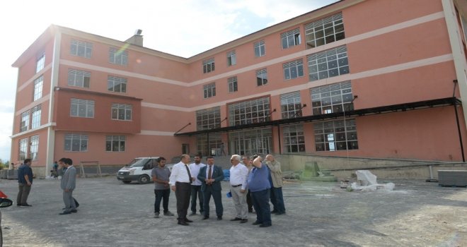 Vali Azizoğlu İnşaatları İnceledi