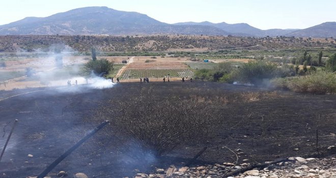 Sasonda Tarla Yangını