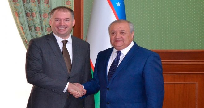 Almanya Dışişlerinden Sorumlu Devlet Bakanı Özbekistana Geldi
