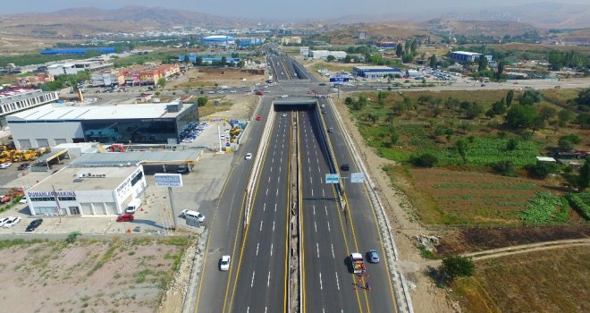 Ankarada Anadolu Bulvarında Kesintisiz Ulaşım