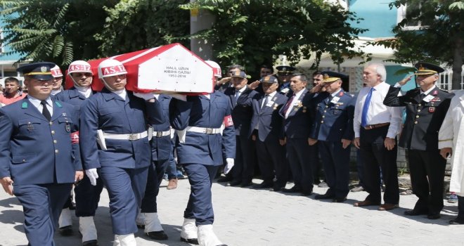 Kıbrıs Gazisi Halil Uzun, Son Yolculuğuna Uğurlandı