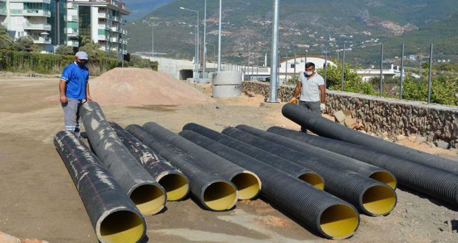 ALANYA'DA OBA ÇARŞAMBA'YA KANALİZASYON