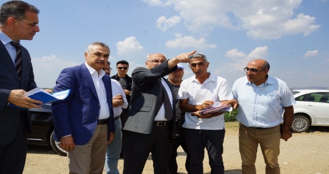 Vali Köşger ‘Serbest Bölge” İçin Yer İncelemesinde Bulundu