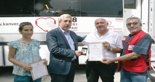 Sungurluda Kan Bağışçılarına Ödül