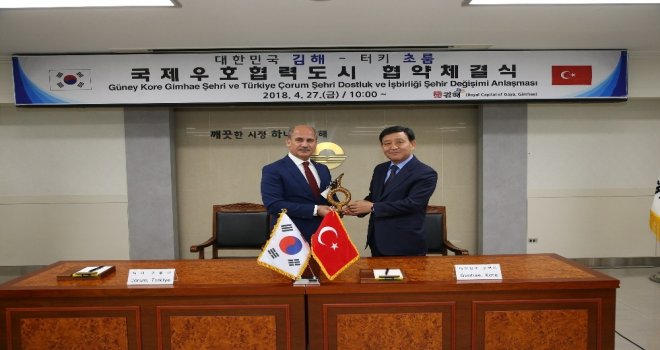 Kardeş Şehir Güney Kore Heyeti Çorumda