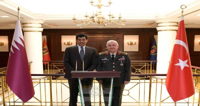 Katarın Ankara Büyükelçisi Al Shafi, Genelkurmay Başkanı Orgeneral Güleri Ziyaret Etti