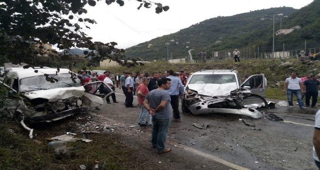 Giresunda Trafik Kazası: 1 Ölü, 3 Yaralı