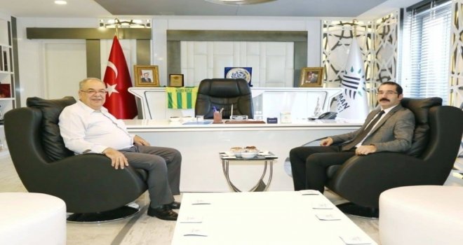 İdare Mahkeme Başkanı Ergüder, Kutlu İle Bir Araya Geldi