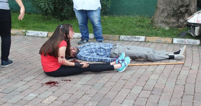 Bayrampaşada Gerçeği Aratmayan Trafik Kazası Tatbikatı