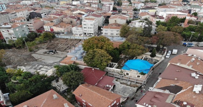(Tekrar) Restorasyonu Devam Eden Murad-I Münzevi Külliyesi Havadan Görüntülendi