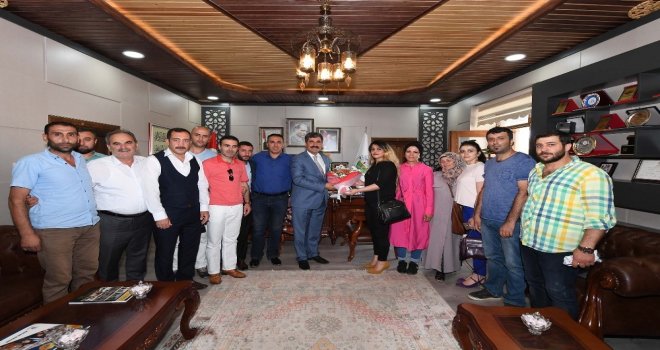 Stklardan Başkan Asyaya Teşekkür Ziyareti