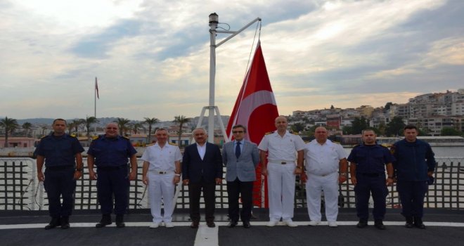 Bakan Yardımcısı Ersoy, Kuşadası Sahil Güvenlik Komutanlığında İncelemelerde Bulundu