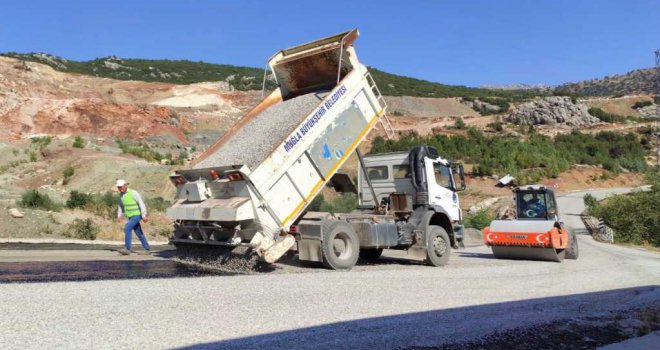 Karaağaç'ta Yol Çalışması Başladı