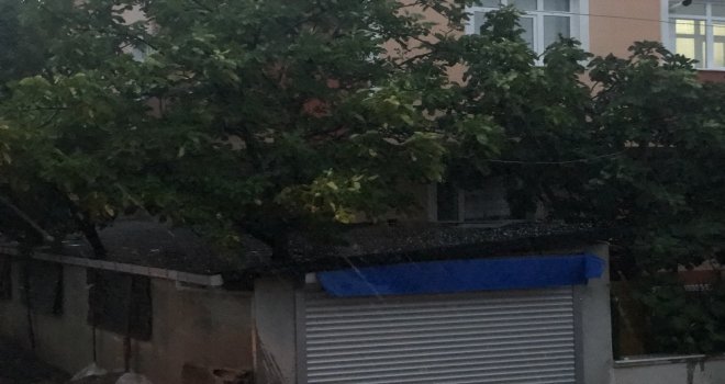 Çorluda Dolu Yağışı