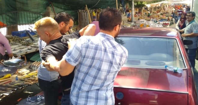 Polisi Görünce Kaçmak İstedi