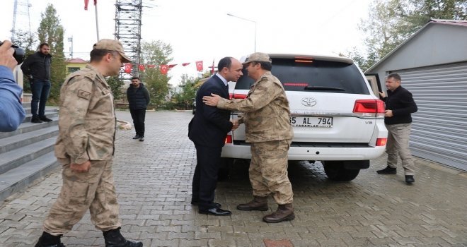 Tuğgeneral Özfidandan Kaymakam Solaka Ziyaret