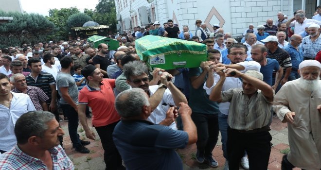 Pompalı Tüfekle Öldürülen Enişte Ve Yeğen Defnedildi