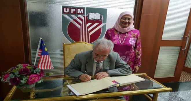 Erzurum Teknik Üniversitesi Rektörü Prof. Dr. Muammer Yaylalının Malezya Putra Üniversitesi Ziyareti