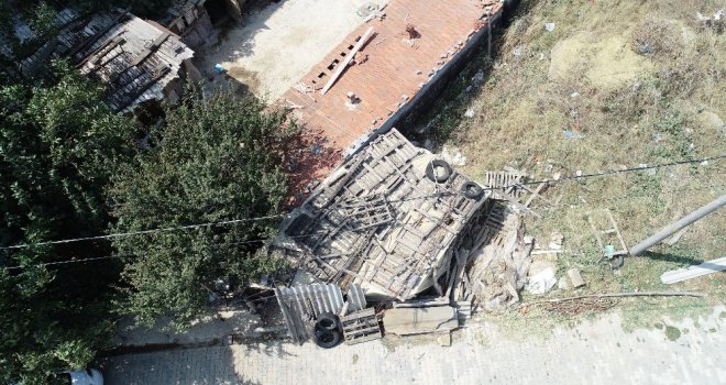 Şarbonlu Hayvanın Alındığı İddia Edilen Adres Havadan Görüntülendi