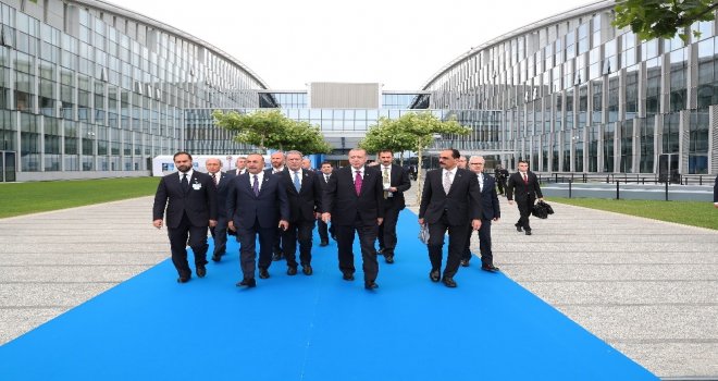 Cumhurbaşkanı Erdoğan, Almanya Başkanı Merkel İle Görüştü