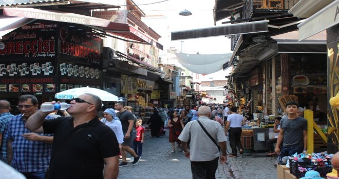 (Özel) Eminönünde Bayram Alışverişi Yoğunluğu