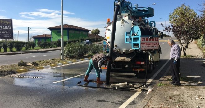 Düzcede Temizlik Çalışmaları Sürüyor