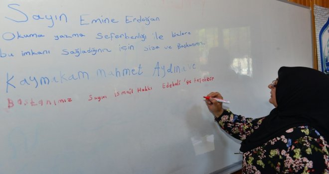 Yıldırımda Okuma Yazma Bilmeyen Kalmayacak